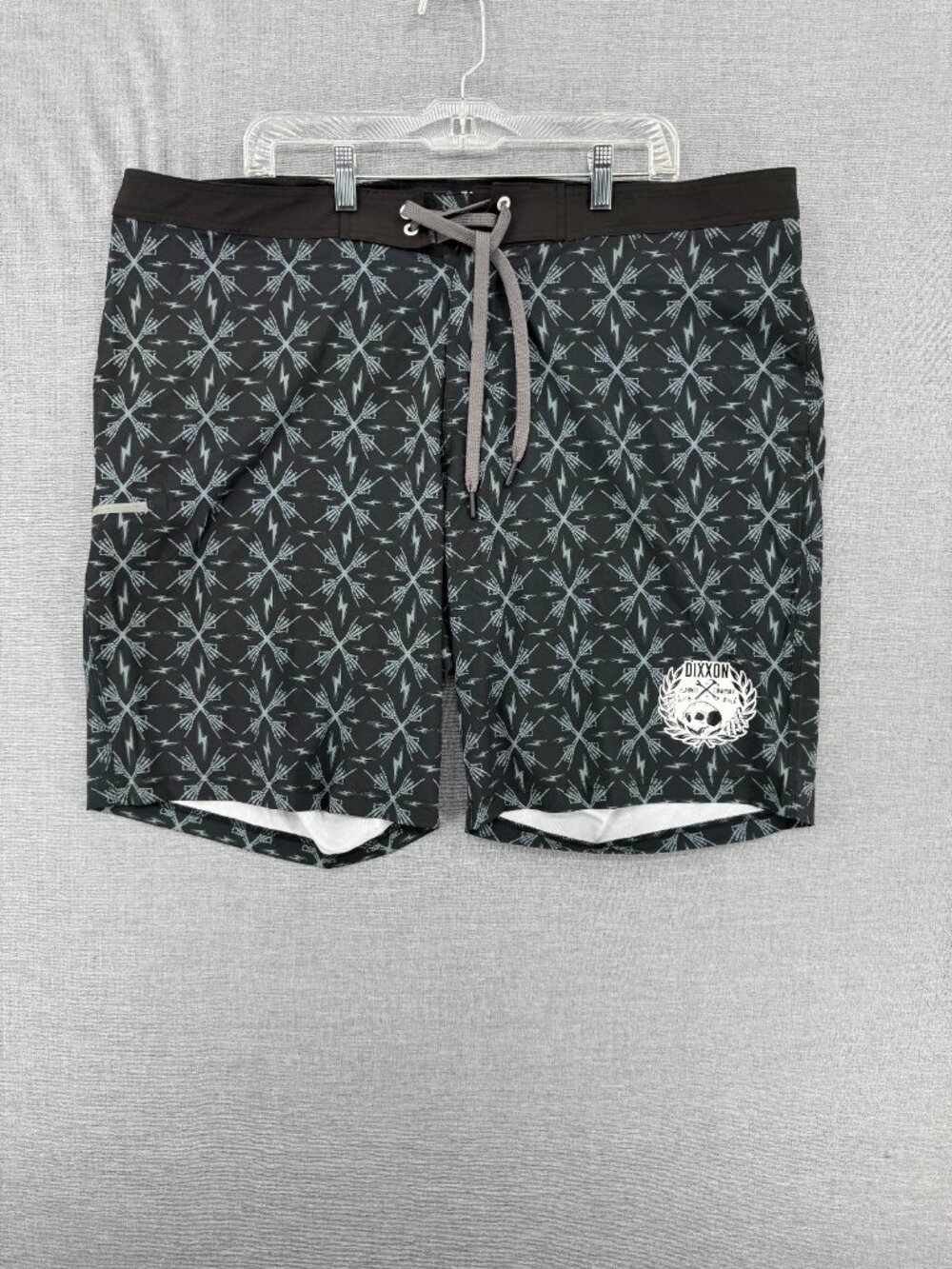 Dixxon The Riff Board Shorts Metal As F Mens 42 8" Swim Trunks Drawstring